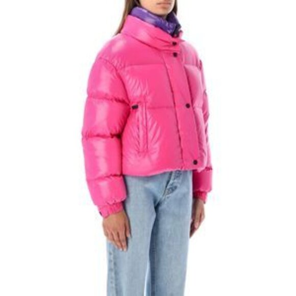 Add Women's fuchsia purple Down Jacket - Picture 4 of 4